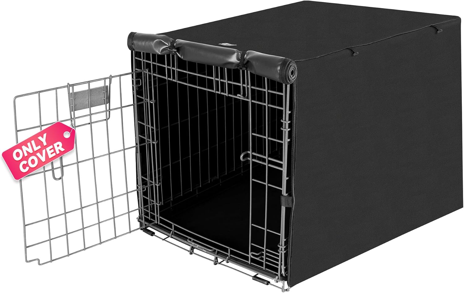 48 Inch Dog Crate Cover for Large Wire Kennels - Windproof Design
