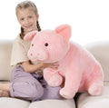 Giant Pig Plush Toy 27.6in Large Pink Pig Stuffed Animal - Cozy Cuddle