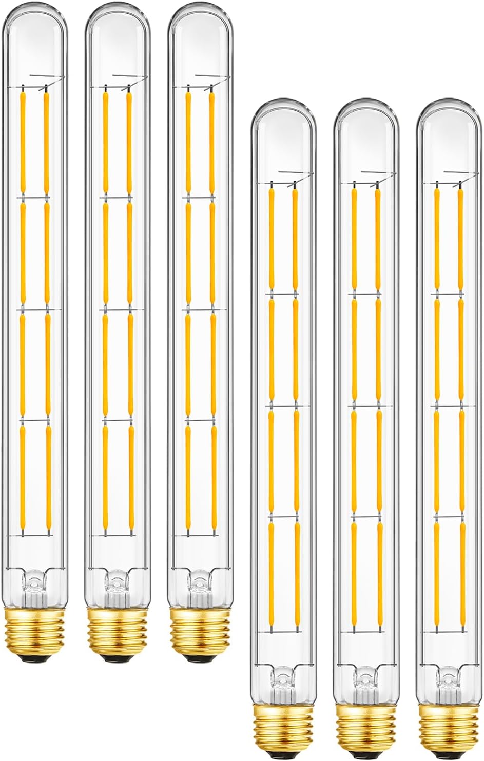 Dimmable T10 Tubular Bulbs for Vintage Style Lighting Needs