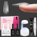 Beetles Tipex Pre-Building Instant Apex Nail Tips Kit Coffin Medium