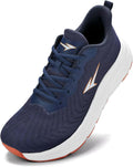 Wide Toe Mens Trail Running Sneakers - Comfortable Soft Sole