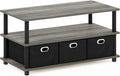 Turn-N-Tube Coffee Table - Modern Three-Tier Storage (31.22 in)