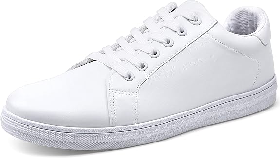 Jousen Men's White Fashion Sneakers for Stylish Comfort