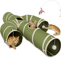 Cat Tunnel Cactus-Shaped Collapsible Tunnel for Indoor Cats - Fun Play
