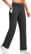 SANTINY Women's Fleece Lined Pants 29in - Warm Water-Resistant fabric