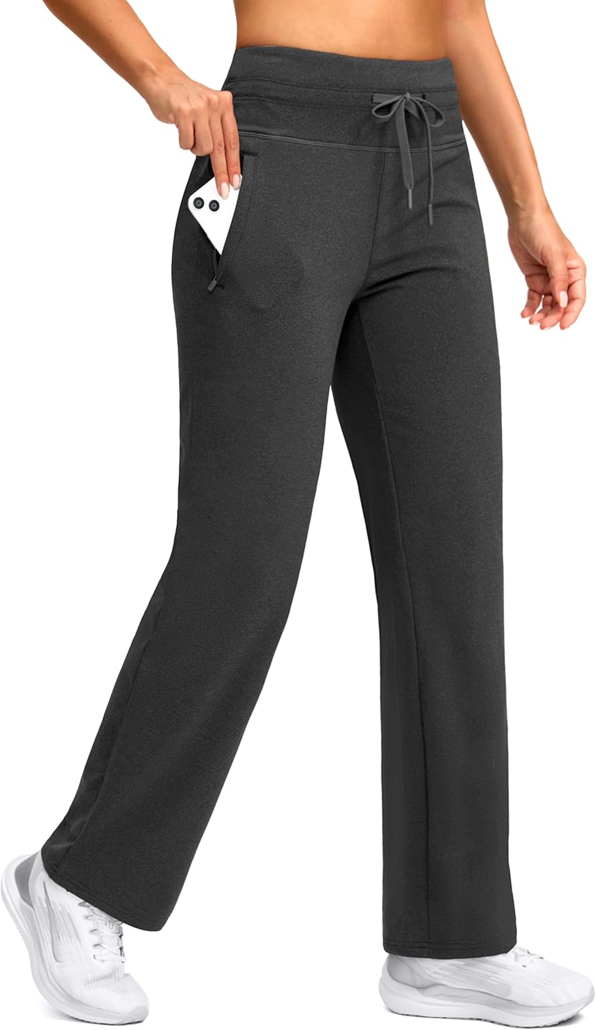 SANTINY Women's Fleece Lined Pants for Winter Activities