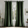 EMEMA Velvet Curtains 84 Inch Length Set for Elegant Bedrooms