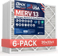 BNX TruFilter 20x22x1 MERV 13 Air Filter for Cleaner Air