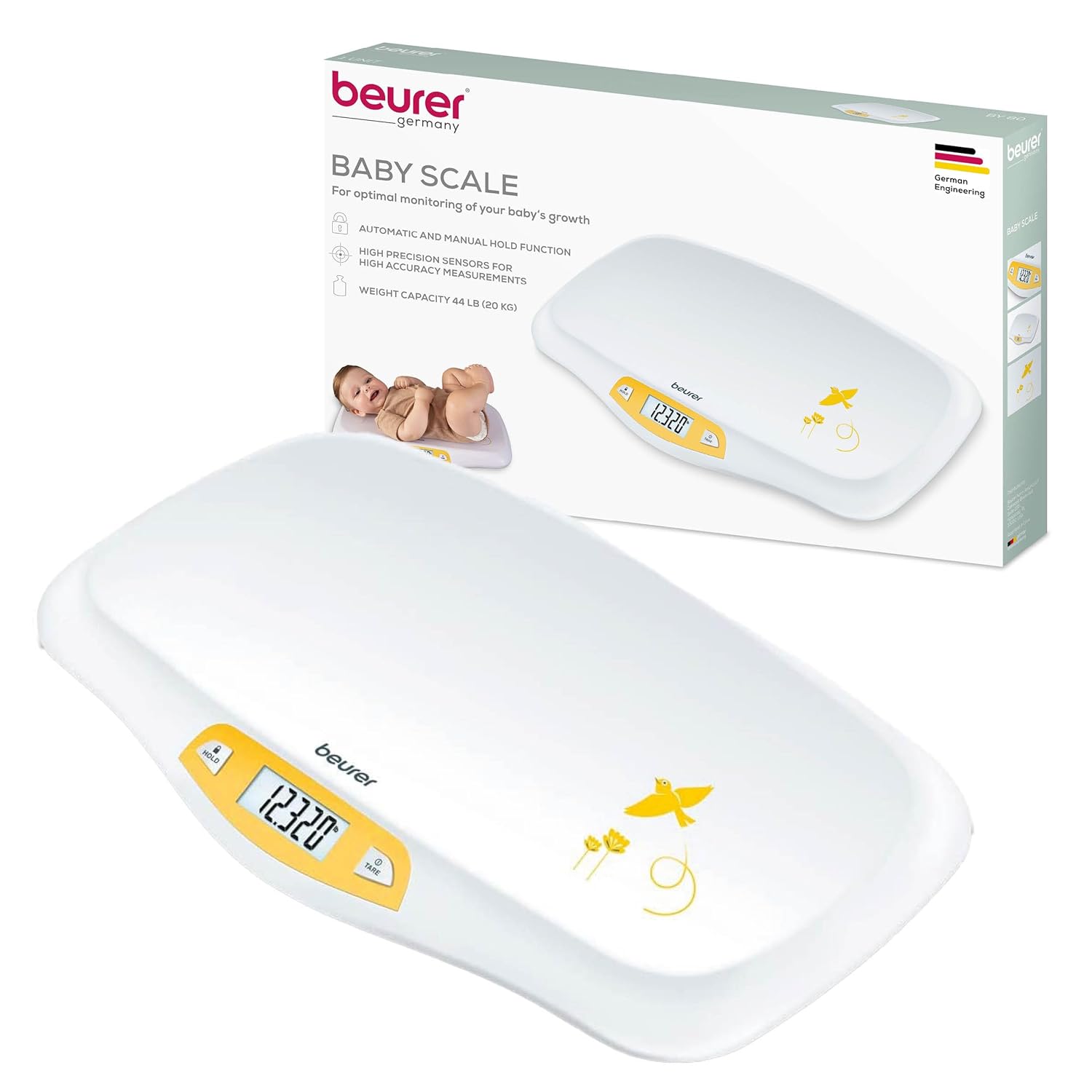 Beurer BY80 Digital Baby Scale for Accurate Weighing Needs