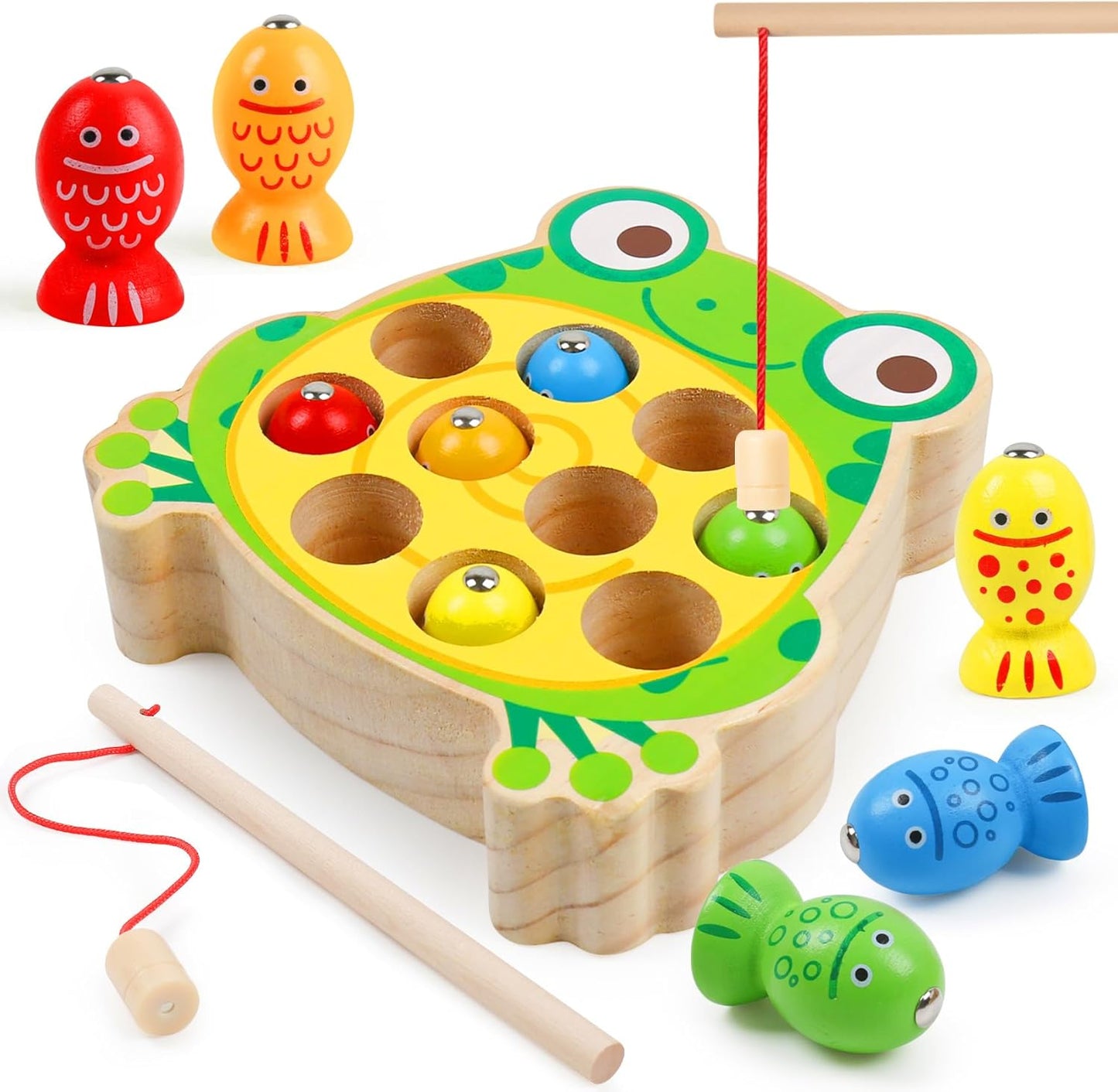 Montessori Magnetic Fishing Game for Toddlers