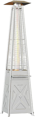 Portable Pyramid Patio Heaters 42000 BTU Glass Tube Heater - Powerful