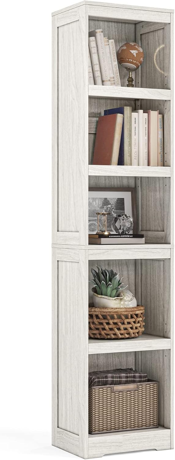 LINSY HOME 5-Shelf Bookcase for Stylish Home Office Storage