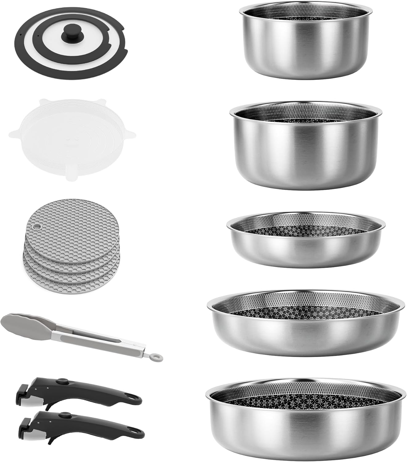 Detachable Nonstick Cookware Set for Induction and More