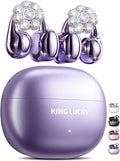 King Lucky Clip-on Earbuds Jewelry Wireless Bluetooth 5.4