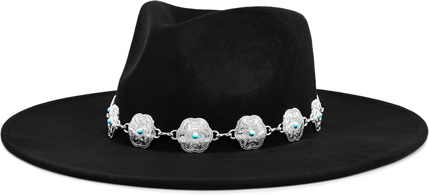 Big Wide Brim Boho Western Hat for Stylish Men and Women