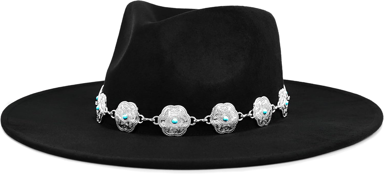 Big Wide Brim Boho Western Hat for Stylish Men and Women