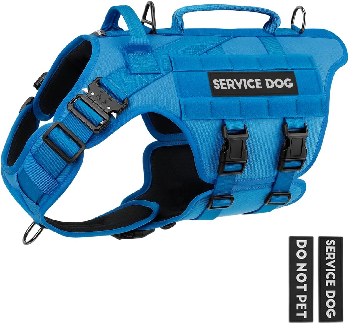PETNANNY Tactical Dog Harness for Large Breeds - No-Pull Vest