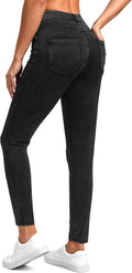 Rammus Jeggings Pull on Stretchy Jeans for Women High Waisted Skinny