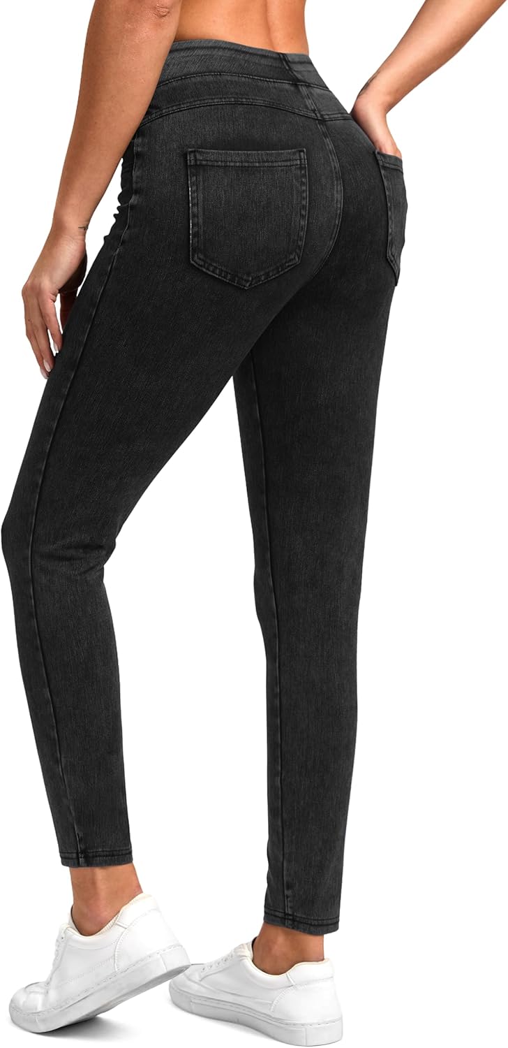 Rammus Jeggings High Waisted Skinny Jean Leggings for Women