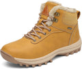 Men's Waterproof Winter Snow Boots - Insulated High-Top Trekking