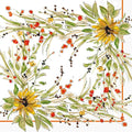 Sunflower Medley Cocktail Napkins 3-Ply Pack of 20 - Boston International
