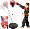 Adjustable Punching Bag for Kids with Gloves - Indoor Outdoor Fun