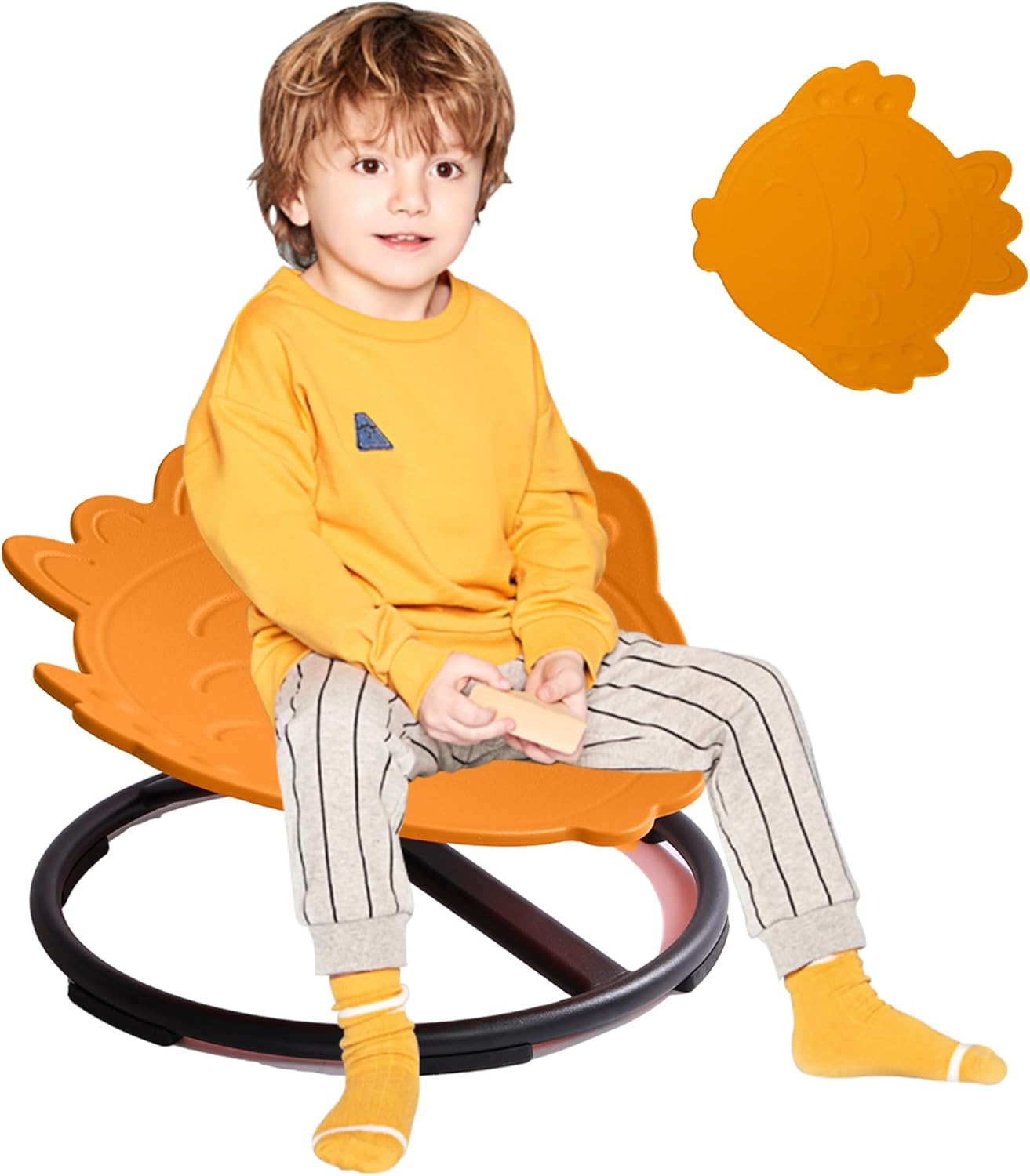 Fish Swivel Chair for Sensory Therapy - Active Seating for Kids