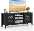 Tangkula Farmhouse TV Stand for TVs Up to 65 in - Sturdy Modern