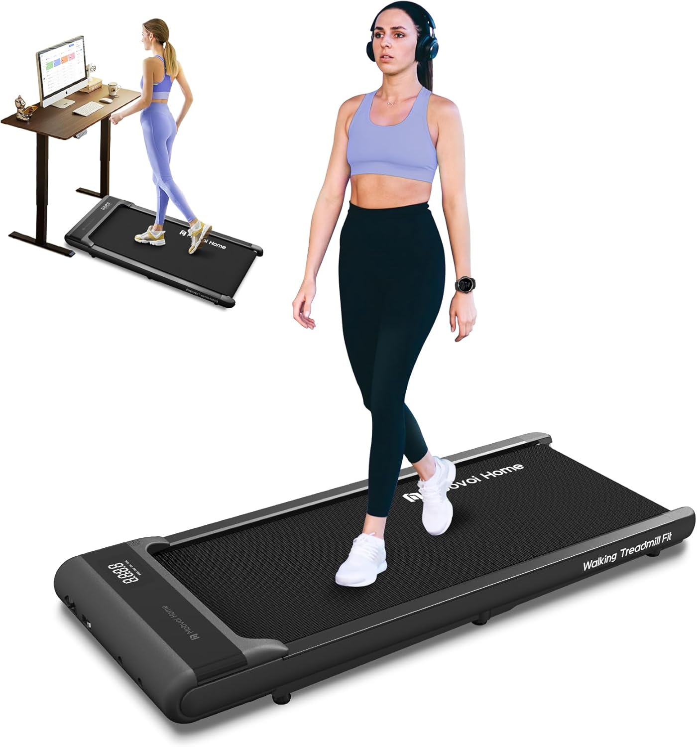Compact Mobvoi Walking Pad - Easy Office Fitness
