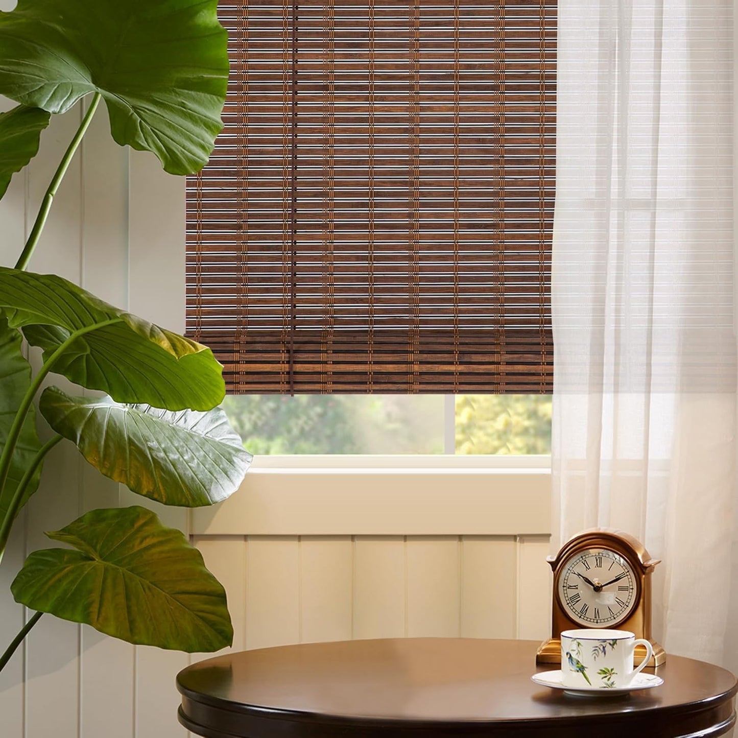 Bamboo Wooden Roll Up Blinds for Indoor and Outdoor Use