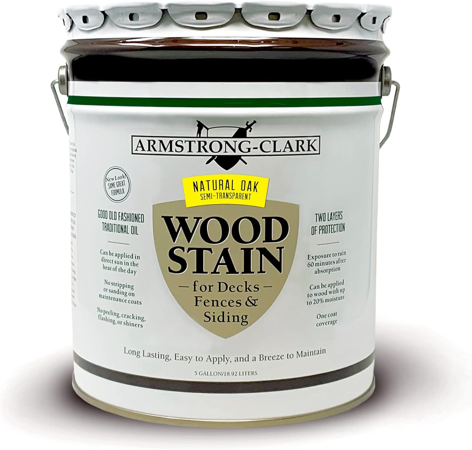 Armstrong Clark Deck and Wood Stain for Natural Oak Finish