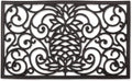 Rubber Doormat 18x30 Pineapple Scroll - All Weather, Durable