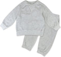 HonestBaby Baby Cozy Velour 2-Piece Organic Cotton Sweatshirt & Jogger