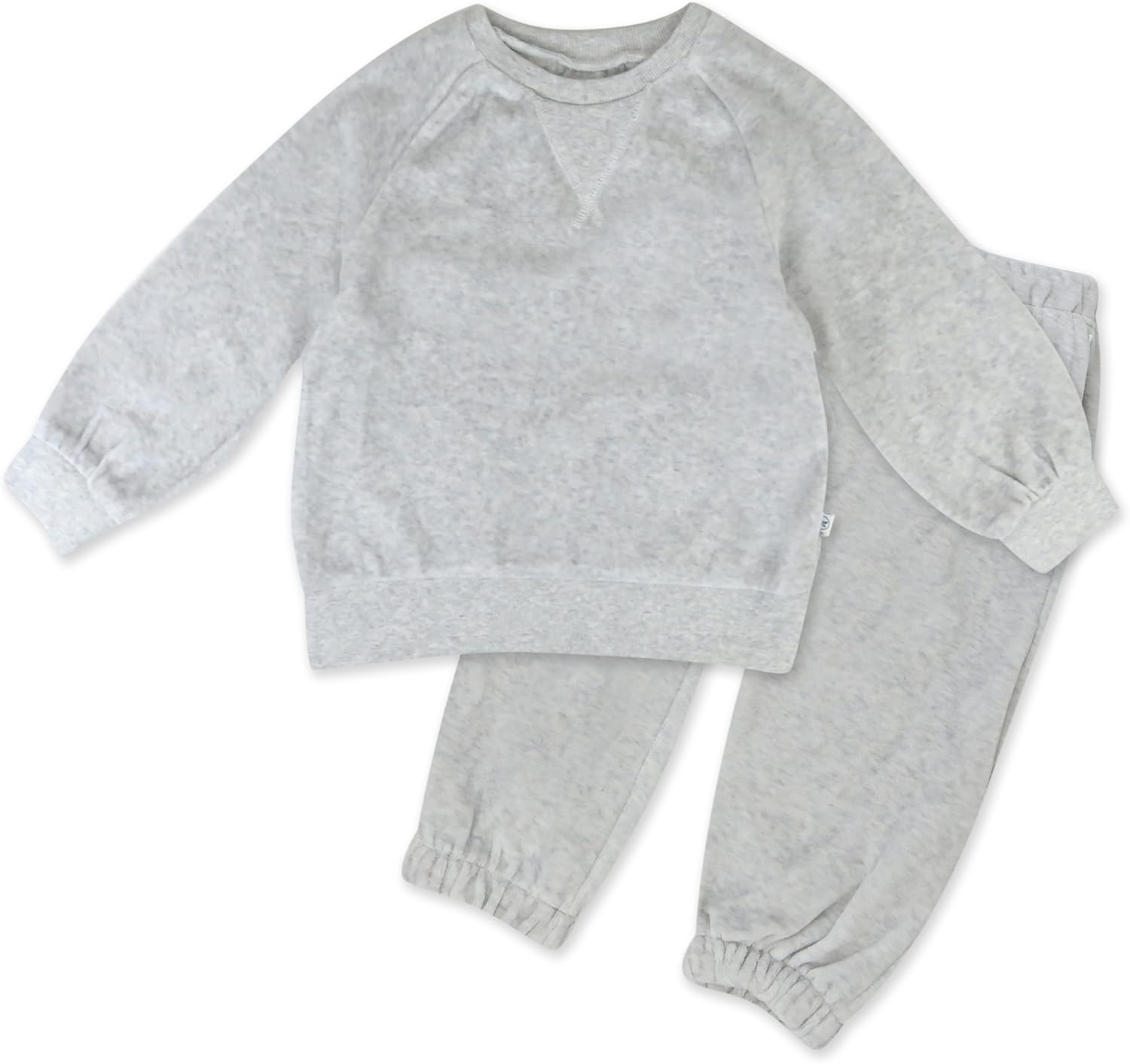 HonestBaby Baby 2-Piece Cozy Velour Organic Cotton Set