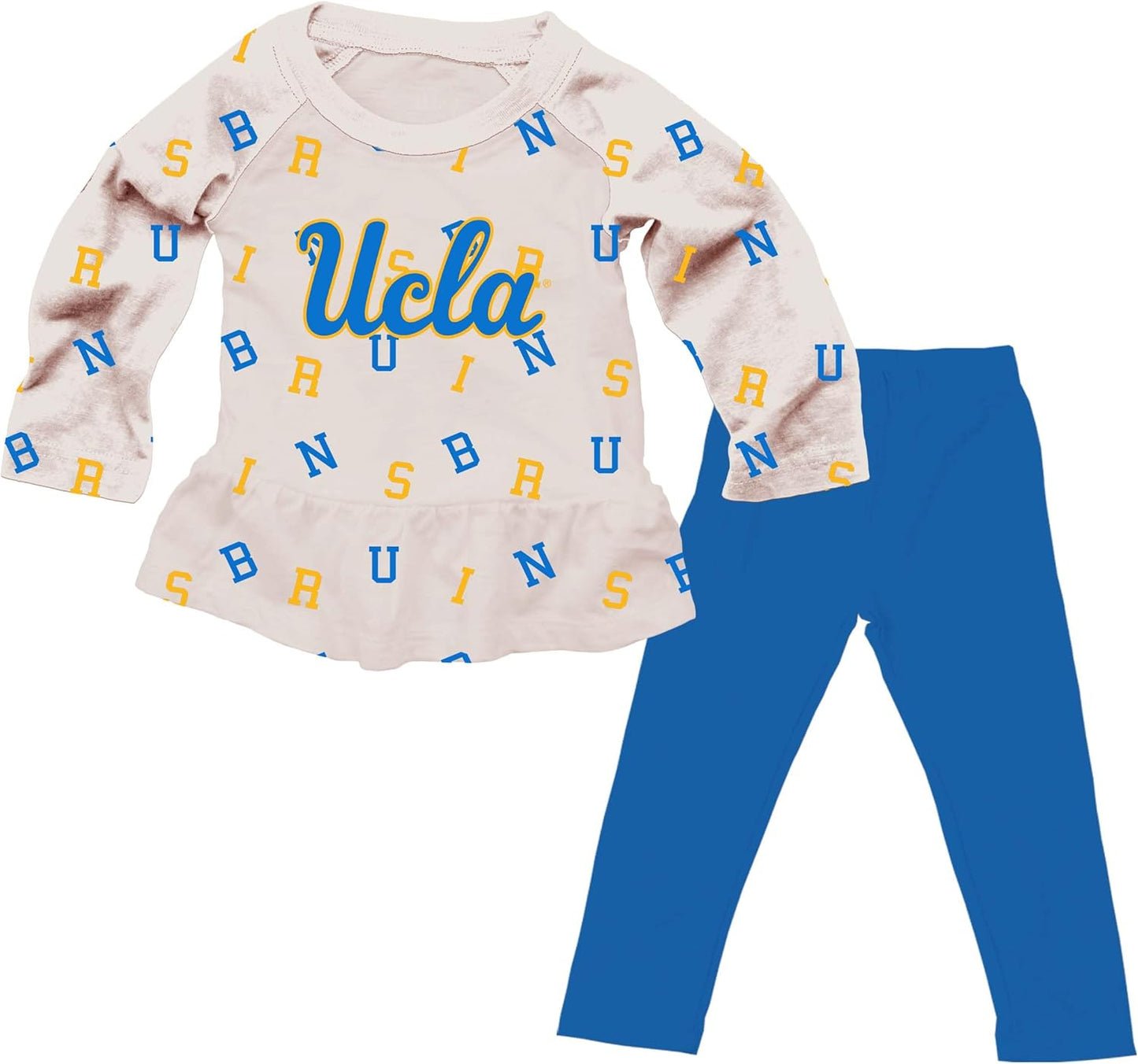Wes and Willy Infant and Toddler Girls College Team Outfit