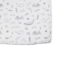 Pehr Crib Sheet Life Aquatic - Breathable Brushed Organic Cotton