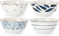 Lenox Blue Bay 4-Piece Dessert Bowl Set - Elegant Small Bowls