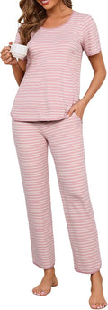 Womens Pajama Sets Cotton 2 Piece Lounge Set for Comfort
