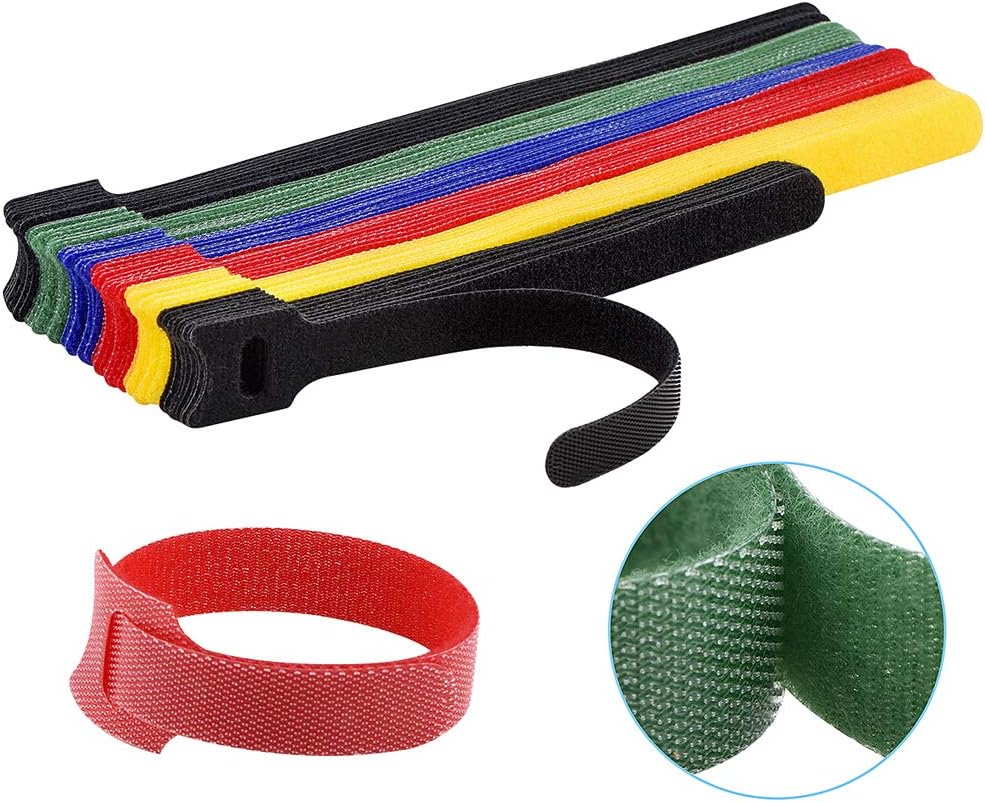 Newlan Reusable Cable Ties - Cord Organizer Kit