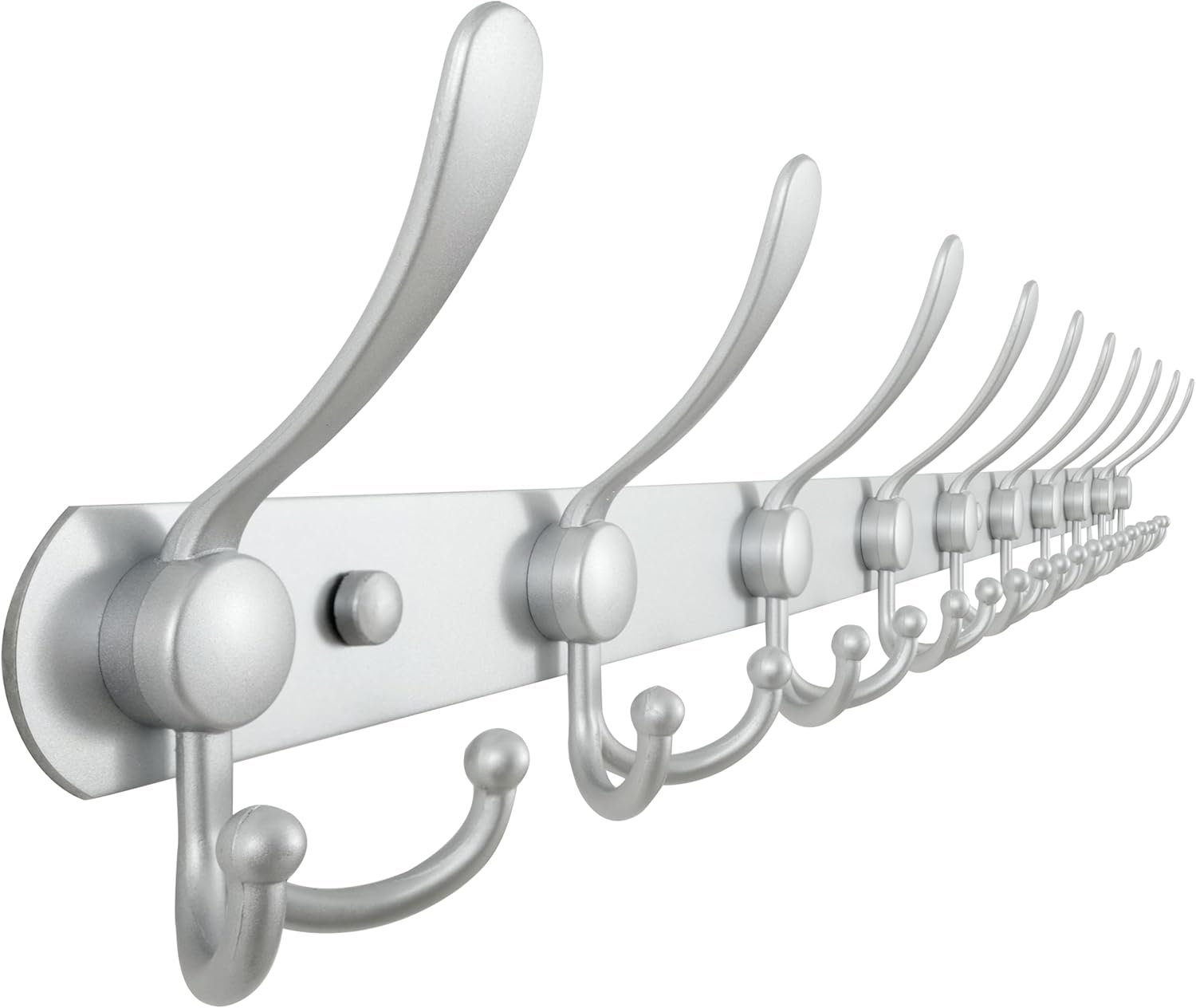 Dseap Coat Rack Wall Mount - Heavy Duty 10 Tri-Hooks for Entryway
