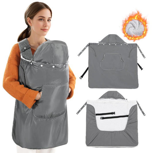 ROYALAY Waterproof Baby Carrier Cover with Big Pockets