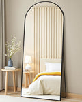 Suidia Arched Full Length Mirror 58in x21in - Freestanding Floor