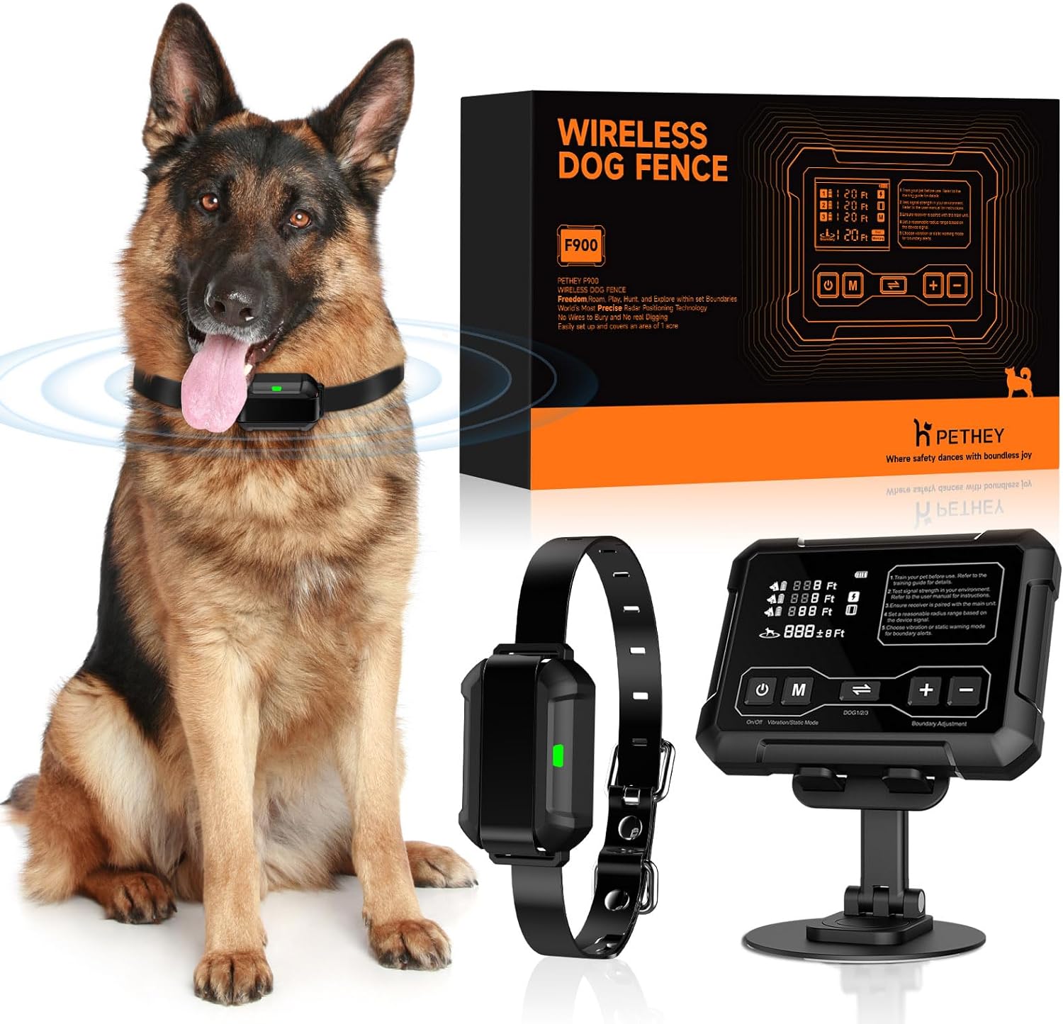 High-Precision Wireless Dog Fence by PETHEY