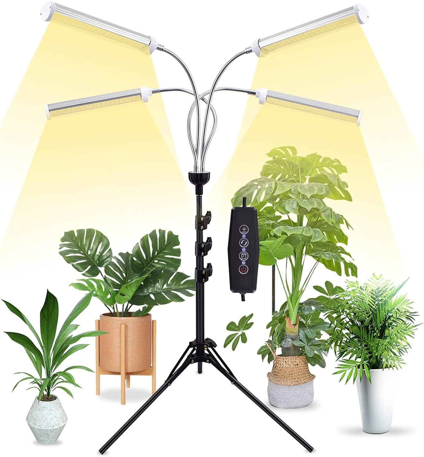 LED Grow Lights for Indoor Plants with Adjustable Tripod Stand
