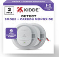 Kidde Hardwired Smoke & Carbon Monoxide Detector 2 Pack - AA Backup
