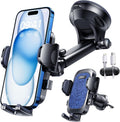 Car Phone Holder Mount with 360 Rotation Suction - Military-Grade