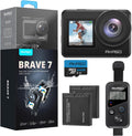 AKASO Brave 7 Action Camera 4K30FPS 20MP - Dual Screen Waterproof