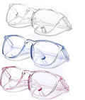 Safety Glasses Anti-Fog Goggles Z87.1 Blue Light Blocking - Clear Fit