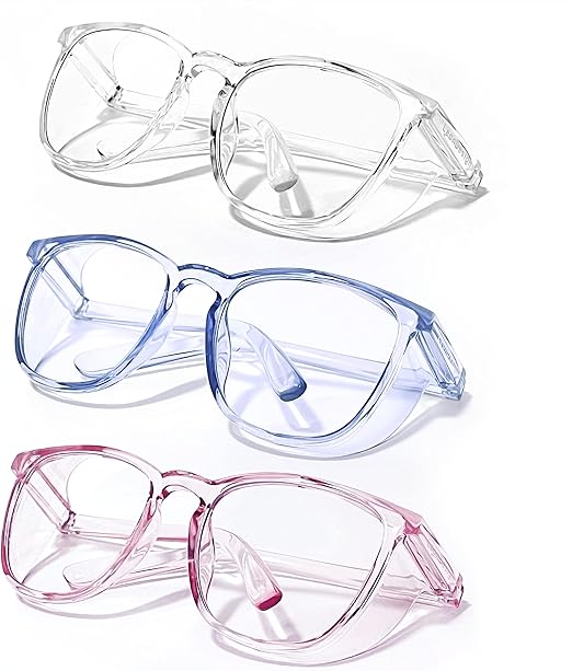 LeonDesigns Safety Glasses with Anti-Fog and UV Protection