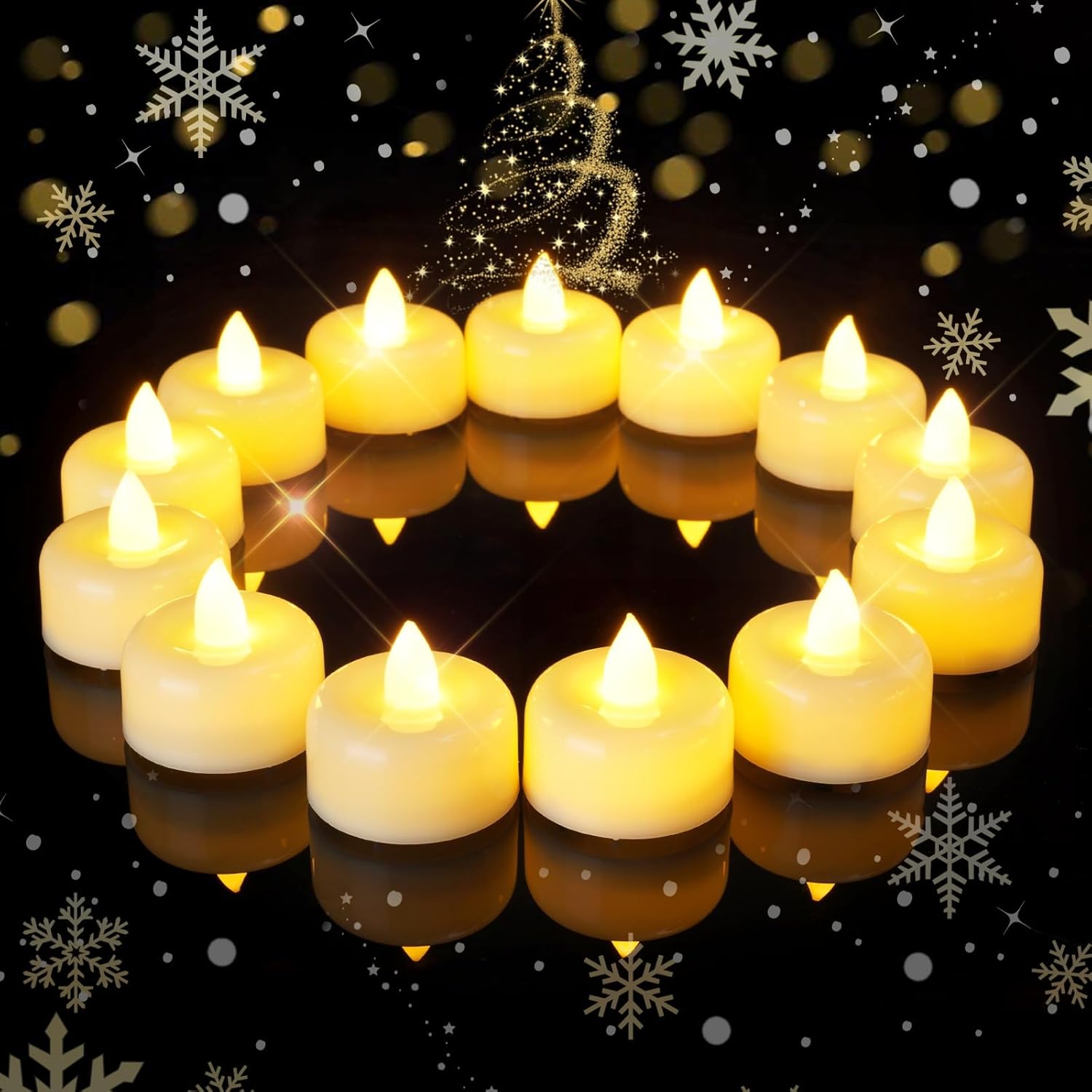 Raycare 150Pack Flameless Candles for Elegant Home Decor